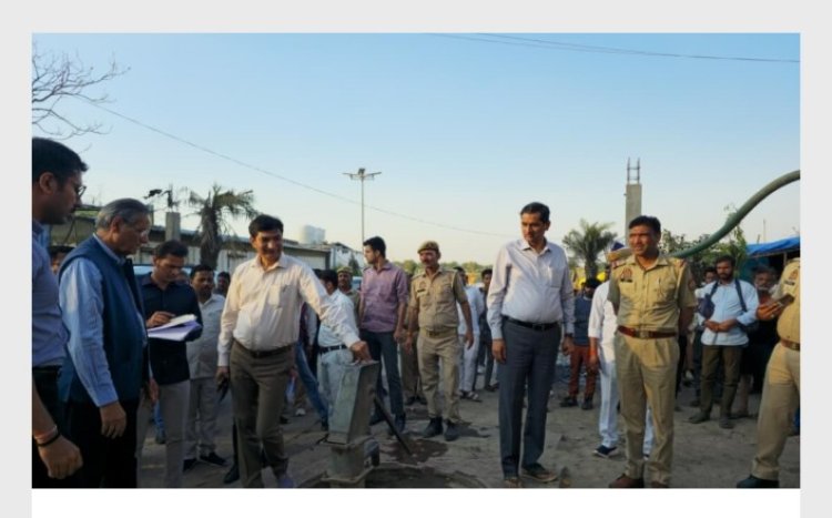 अयोध्या क्रूज लाइन के स्थाई निर्माण पर चलेगा बुलडोजर