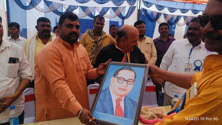 बडे ही ऋद्धा भाव पूर्वक मनाई गयी बाबा भीम राव अम्बेडकर की जयंती