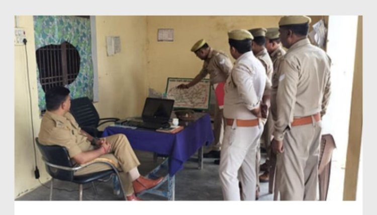 खामियां मिलने पर ओल चौकी प्रभारी को लगाई फटकार