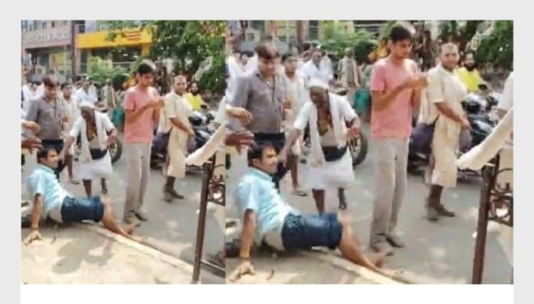 संत प्रेमानंद के पैर छूने पहुंचे युवक को साधु ने मारा धक्का, सोशल मीडिया पर वीडियो वायरल