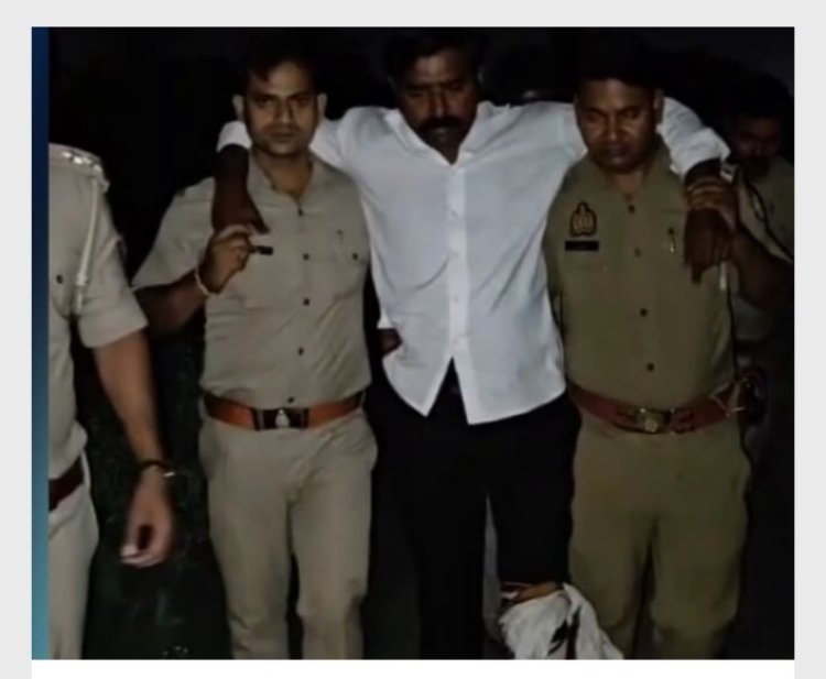 मथुरा पुलिस की हिस्ट्रीशीटर के साथ मुठभेड़, पैर में लगी गोली; अस्पताल में कराया गया भर्ती
