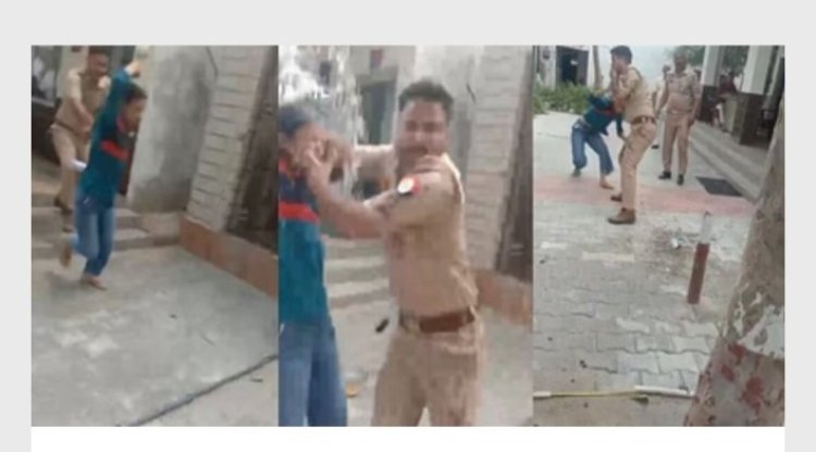 पुलिस ने नहीं की सुनवाई,चाैकी में युवती ने किया आत्मदाह का प्रयास