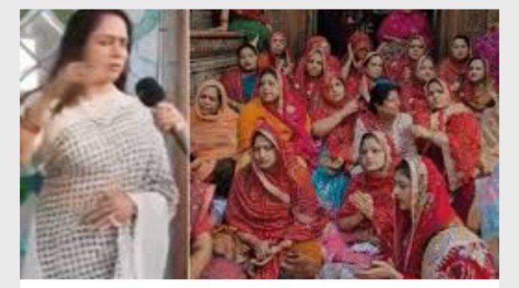 महिलाएं बोलीं- हेमा मालिनी को मथुरा से निकाल देंगे, नहीं चाहिए हेमा मालिनी जैसी सांसद
