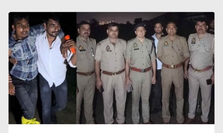 15 हजार के इनामी से मुठभेड़, पुलिस ने दबोचा बदमाश, बाईं टांग में लगी गोली