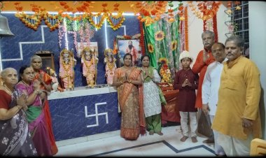 श्रीक्षेत्र पंढरपूर के श्रीसीताराम देवसरकार मंदीर मे हर्षोल्लास से मना रहे है श्रीगणेशोत्सव 