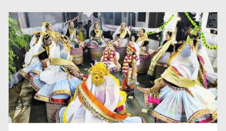 राधाकुंड पर मणिपुर की गोपियों ने रचाया महारास