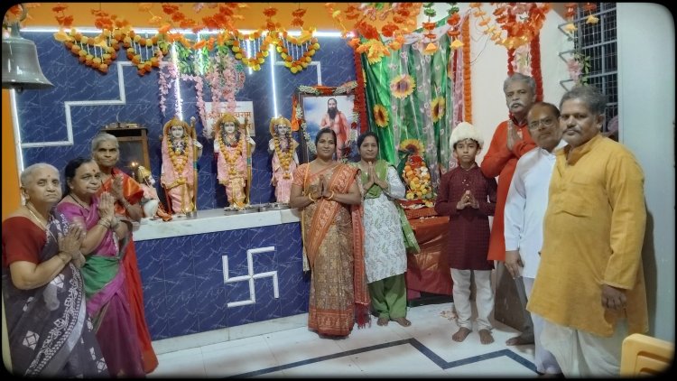 श्रीक्षेत्र पंढरपूर के श्रीसीताराम देवसरकार मंदीर मे हर्षोल्लास से मना रहे है श्रीगणेशोत्सव