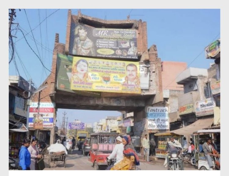 कोसीकला का 50 साल पुराना घंटाघर होगा नया:1.70 करोड़ की लागत से बनेगा आधुनिक स्वरूप, कैबिनेट मंत्री ने किया शिलान्यास