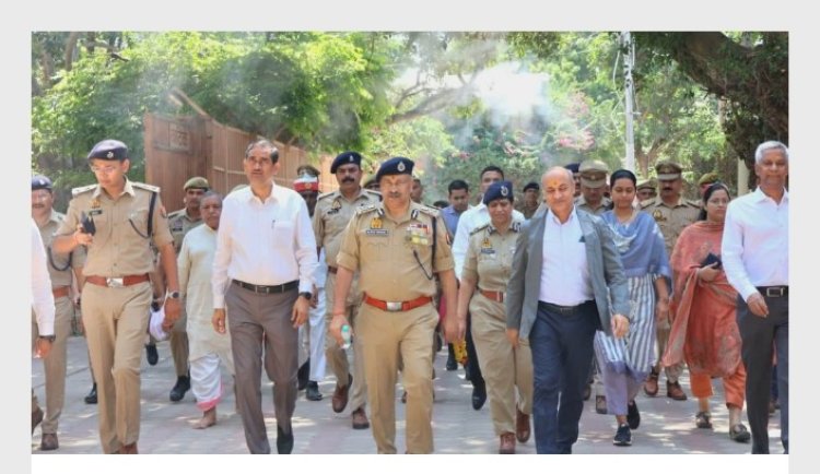 राष्ट्रपति का मथुरा दाैरा, डीजीपी और एसीएस ने परखी सुरक्षा व्यवस्था, अधिकारियों को दिए निर्देश